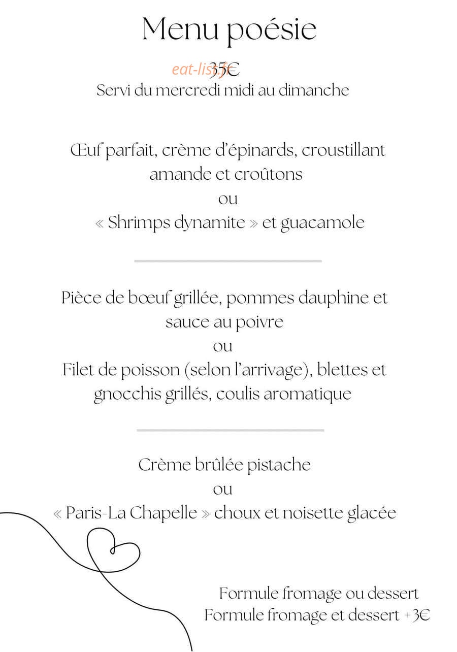 Le goût de l'amour — carte page 1
