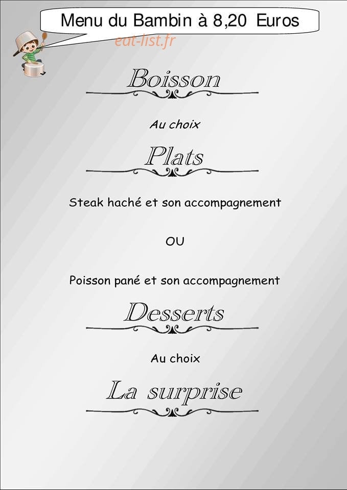 Aux Bambins Gourmands — carte page 3