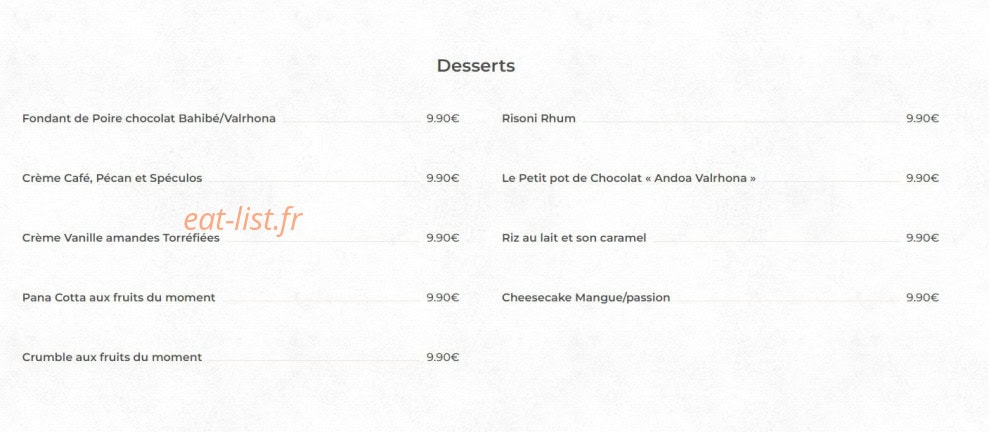 Auberge de l'olive & Les Bocaux d'Iris — carte page 6