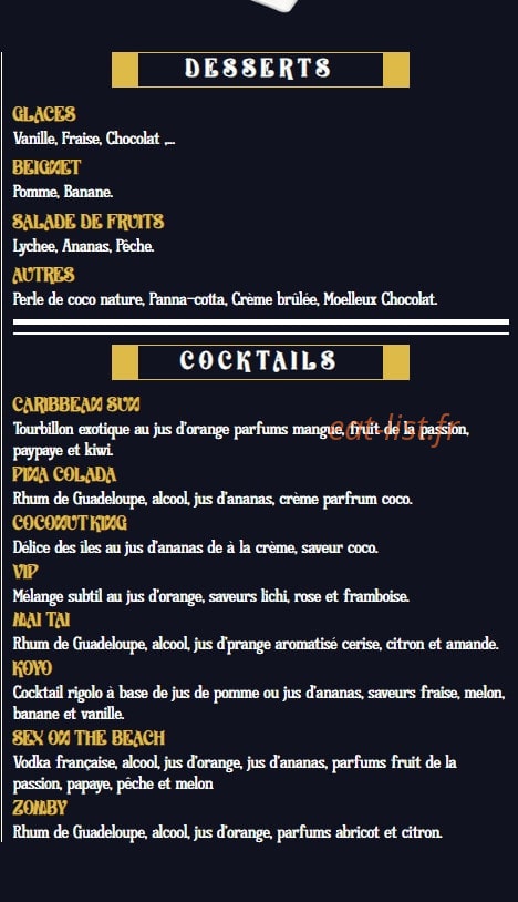 Le Jardin Céleste — carte page 3