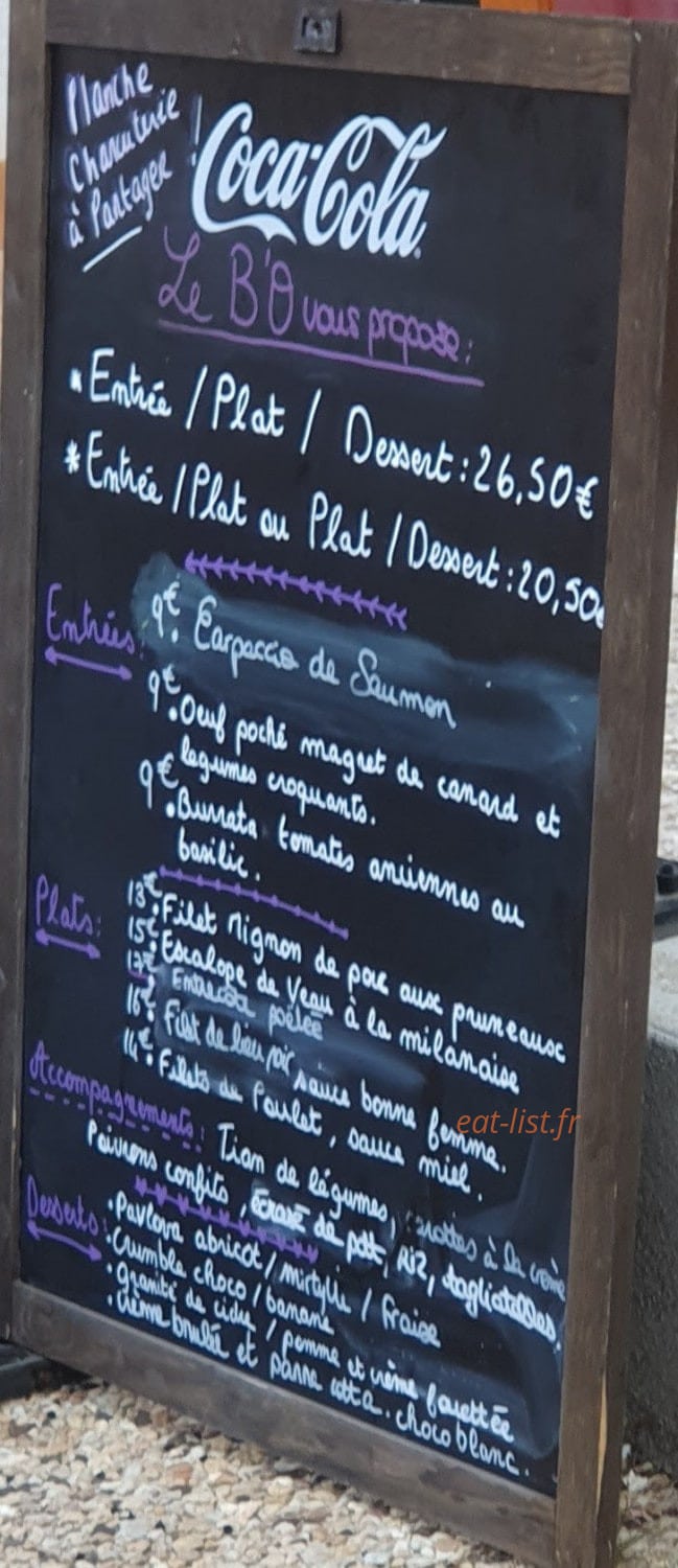 De Bouche à Oreille — carte page 1