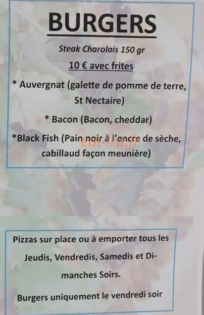 Le Saint Hubert — carte page 2