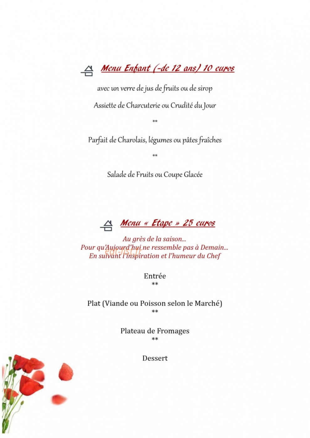 Au Coeur de Meaulne — carte page 2