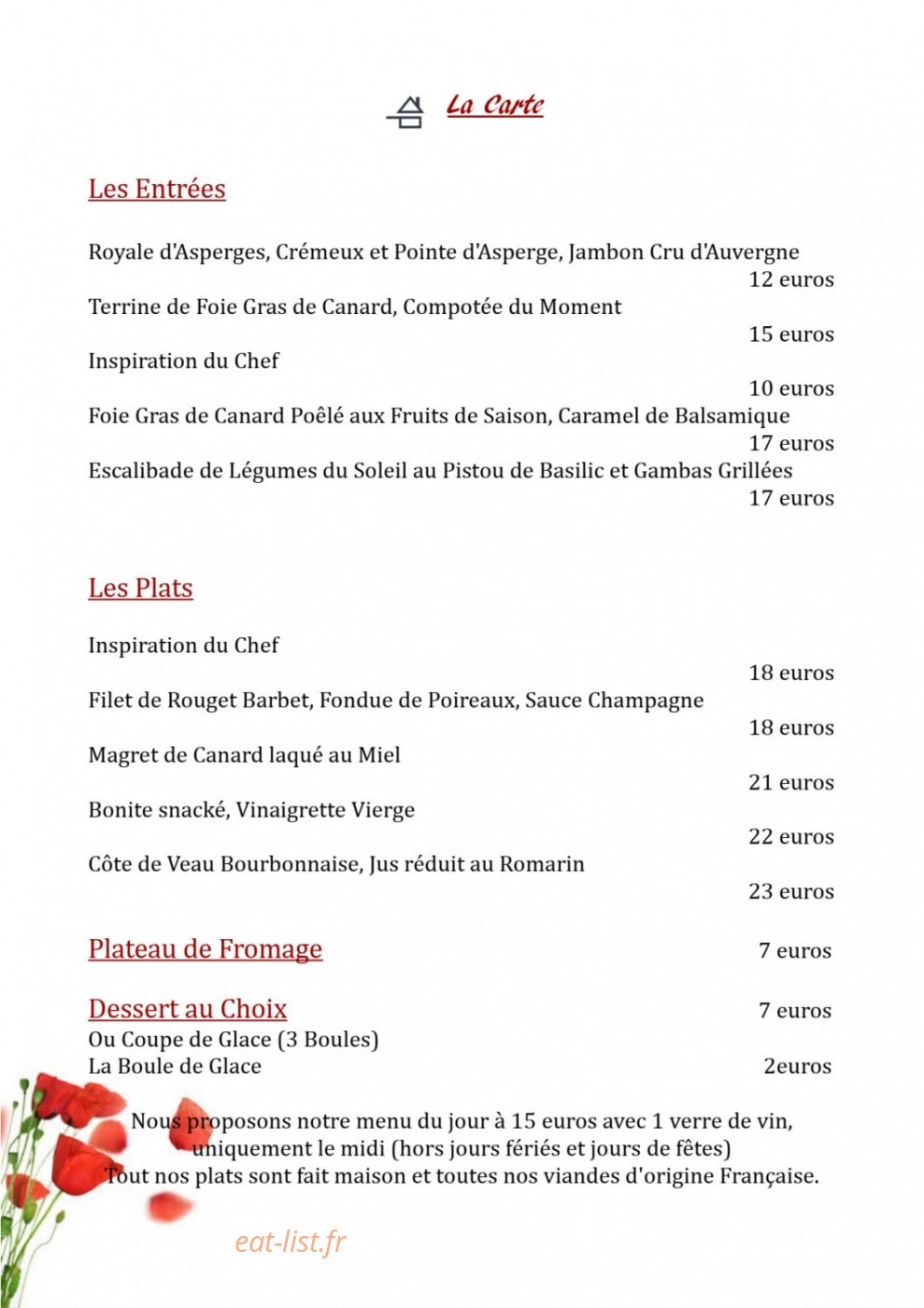 Au Coeur de Meaulne — carte page 4