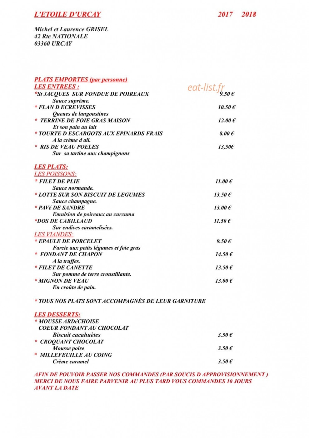 L'Etoile d'Urçay — carte page 7