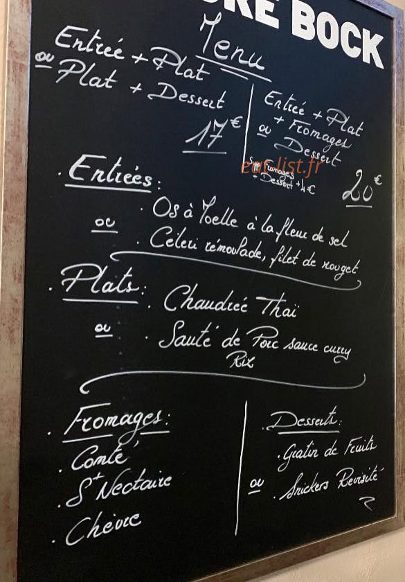 Le relais de la forêt — carte page 1