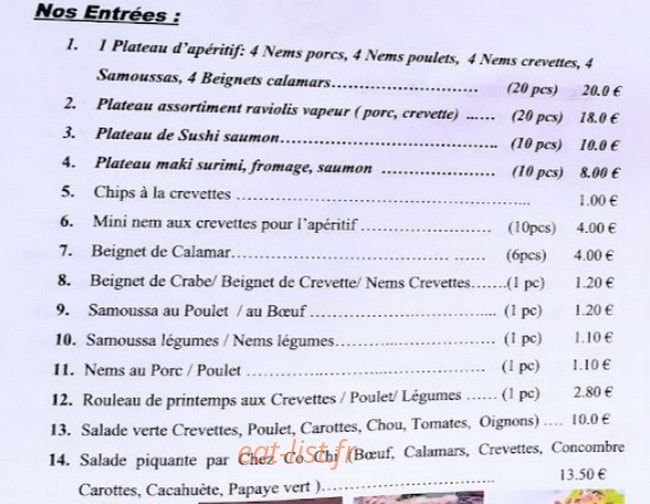 Chez co chi — carte page 1
