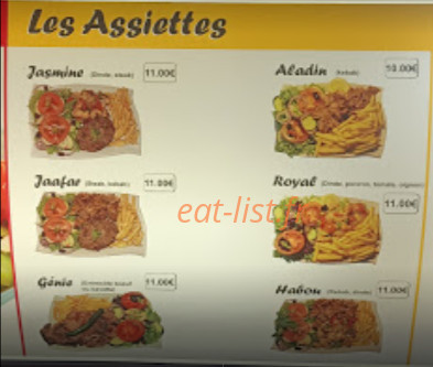 Le palmyre kebab — carte page 2