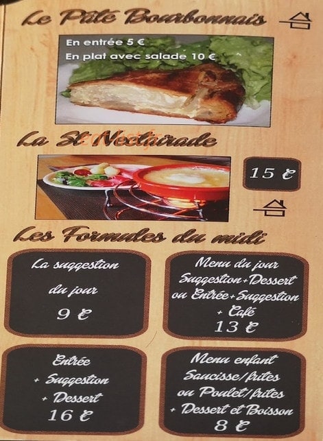 Bistr'auVergne — carte page 3
