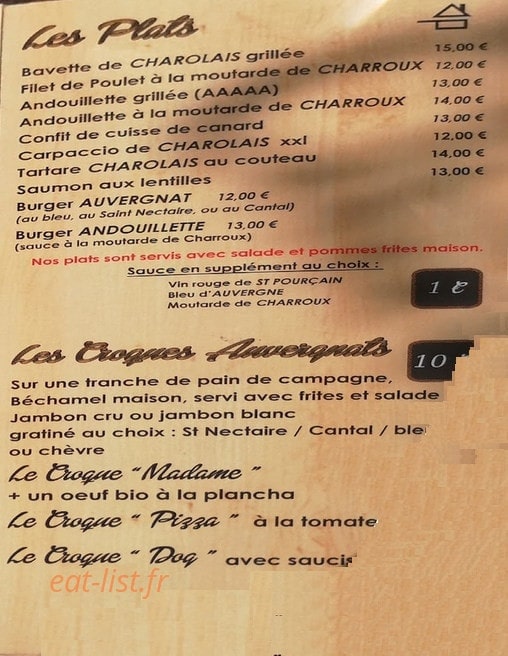 Bistr'auVergne — carte page 2