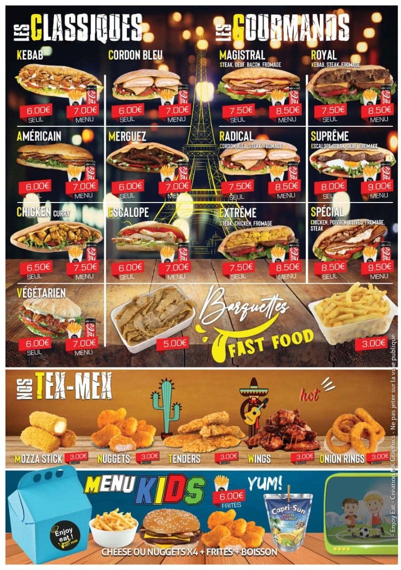 Enjoy eat domérat — carte page 6