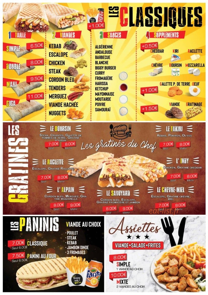 Enjoy eat domérat — carte page 4