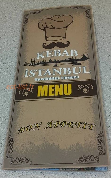Kebab Istanbul — carte page 1