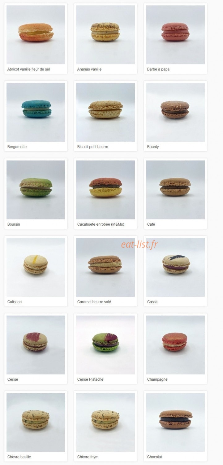 Le Monde du Macaron — carte page 4