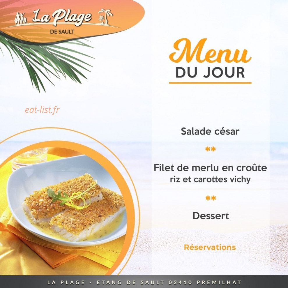 La Plage de Sault — carte page 1
