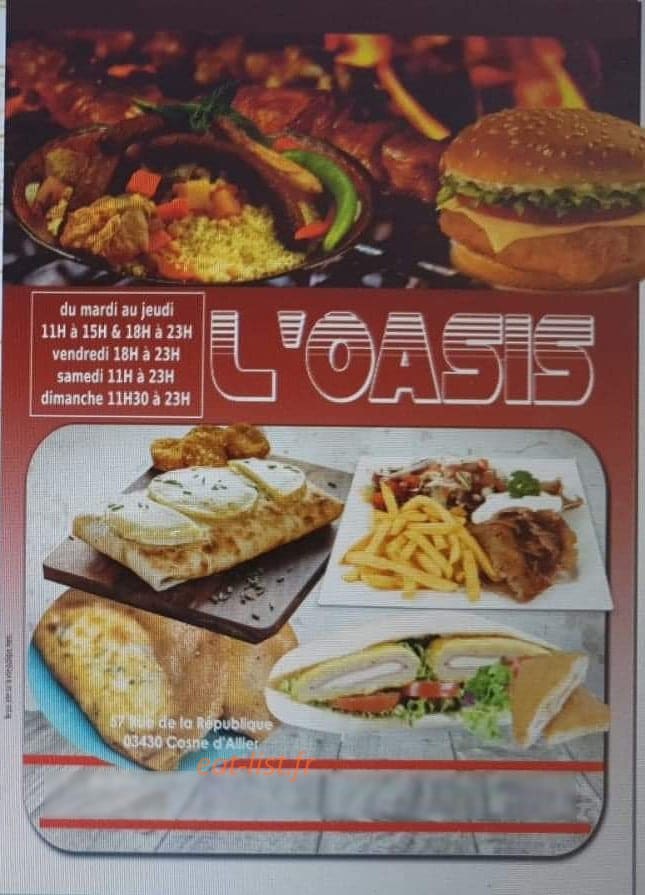 L'oasis — carte page 1