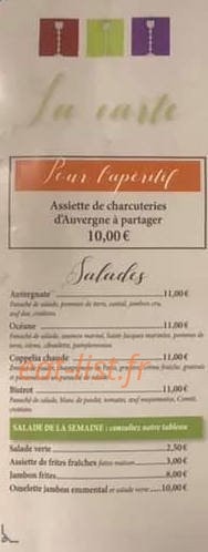 Les plaisirs partagés — carte page 1