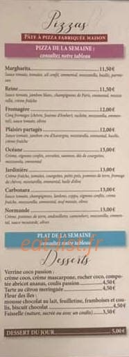 Les plaisirs partagés — carte page 2