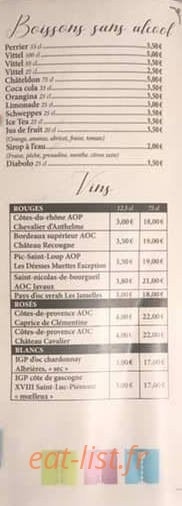 Les plaisirs partagés — carte page 4