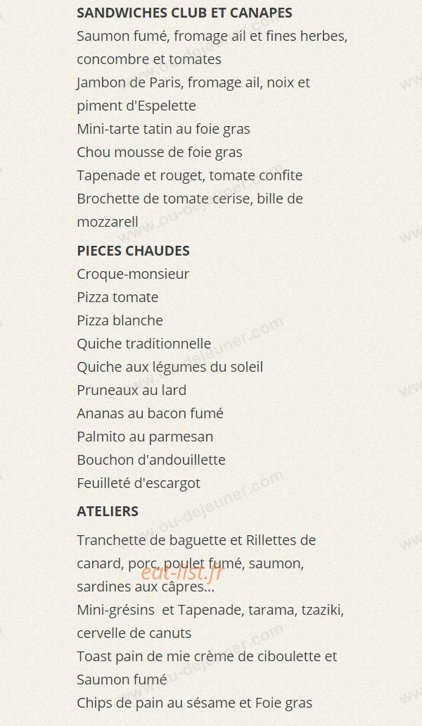 Le Chêne Vert — carte page 19