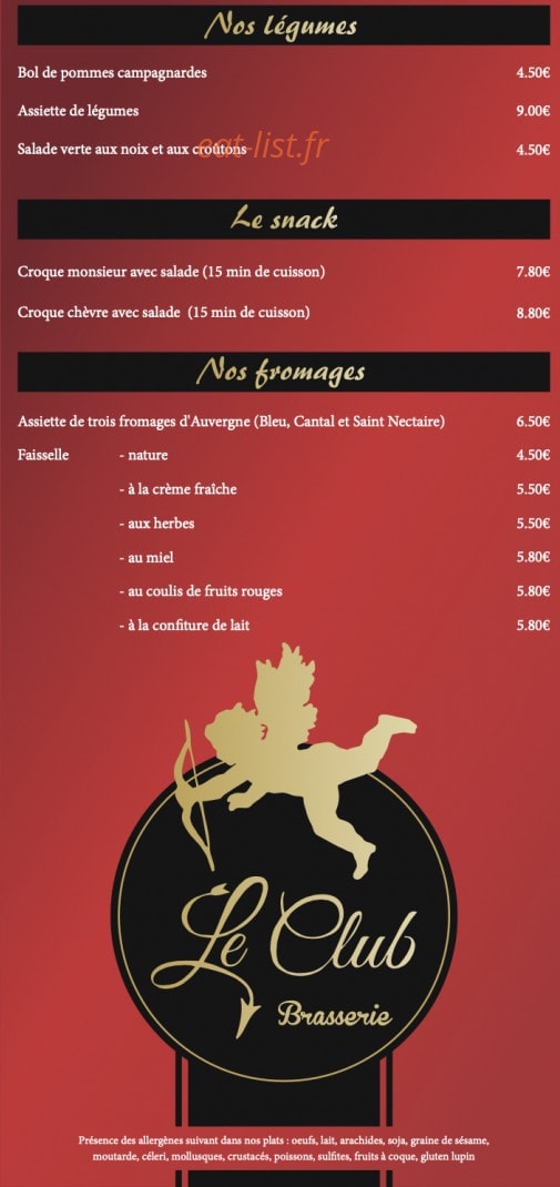 Le Club — carte page 3