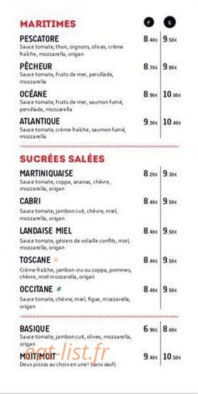 Le Pizzarium — carte page 4