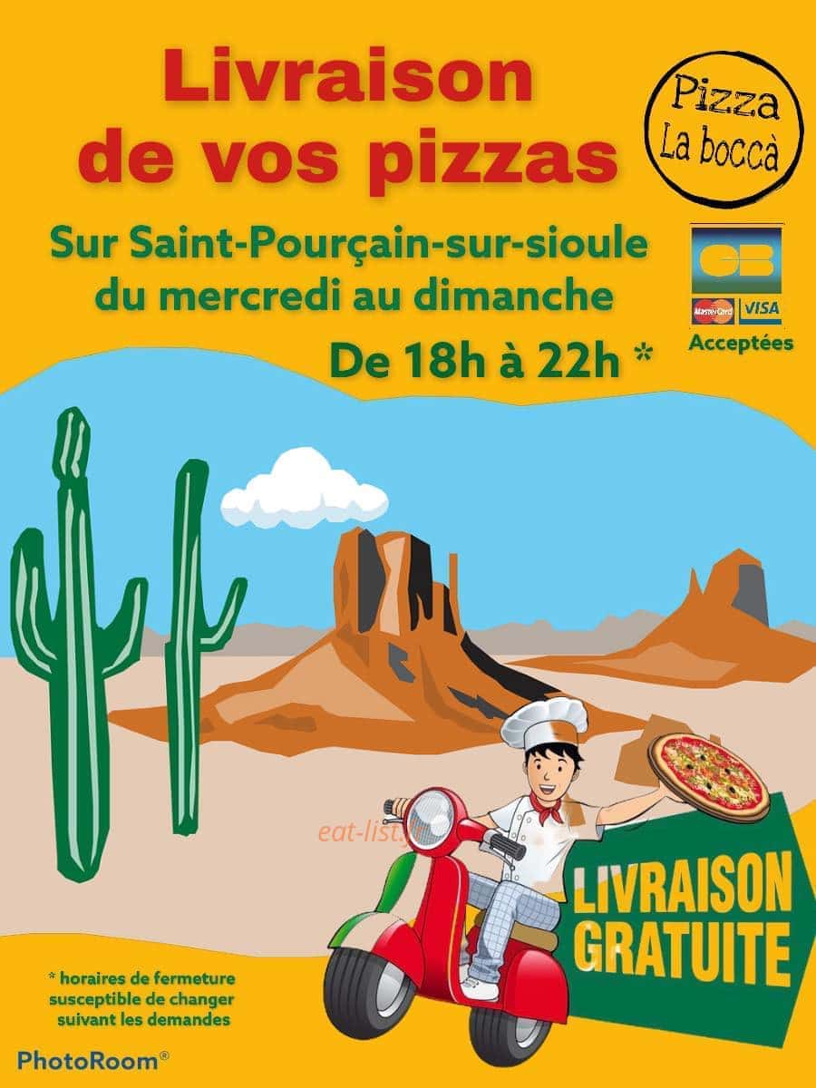 Pizza la boccà — carte page 1