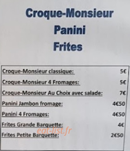 Snack le will — carte page 2