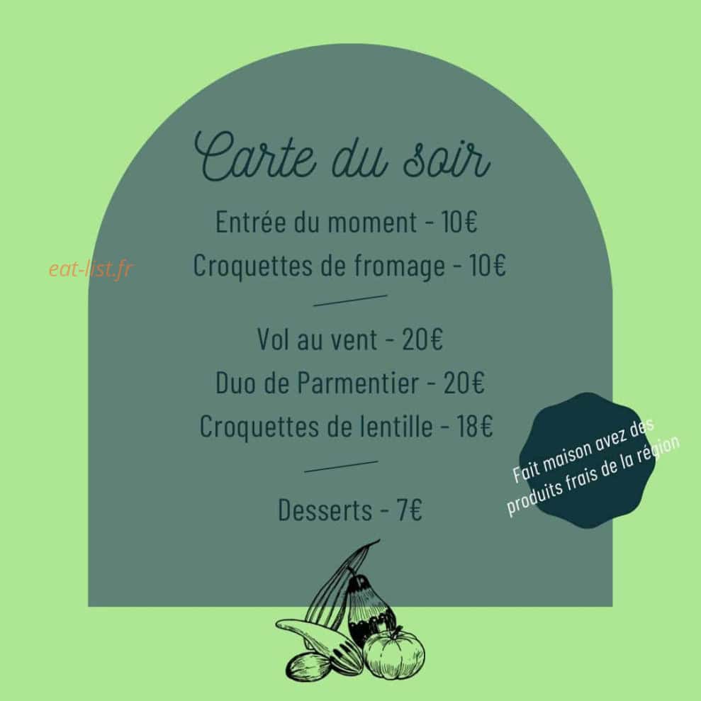 Auberge du Précontent — carte page 2