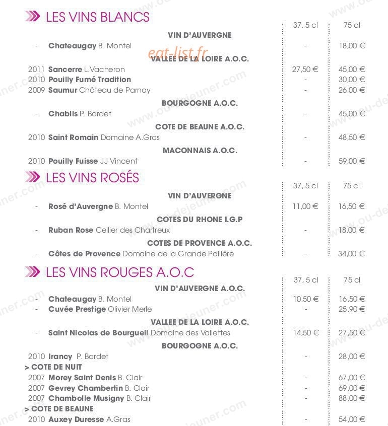 L' Alezan — carte page 8