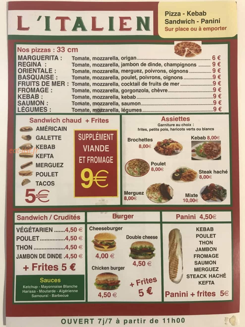 L'italien — carte page 1