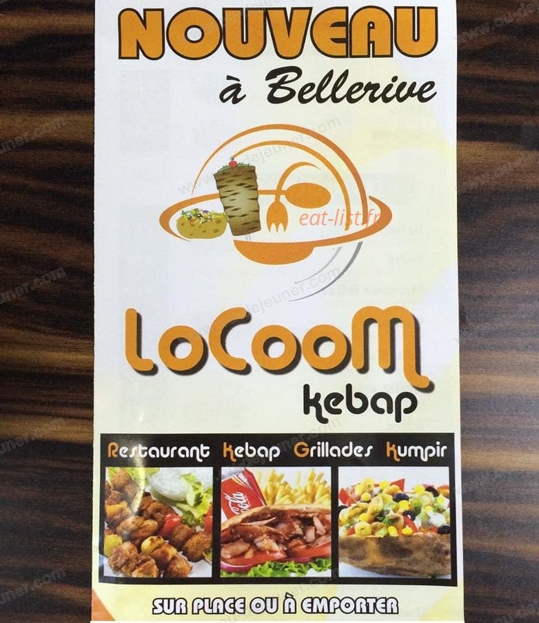 Locoom Kebap — carte page 1