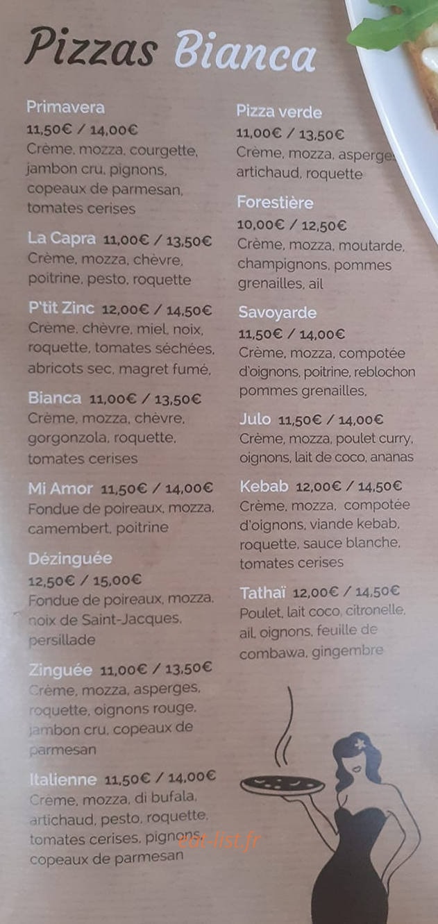 Le P’tit Zinc — carte page 2