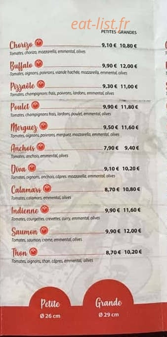 PIzza conda — carte page 2