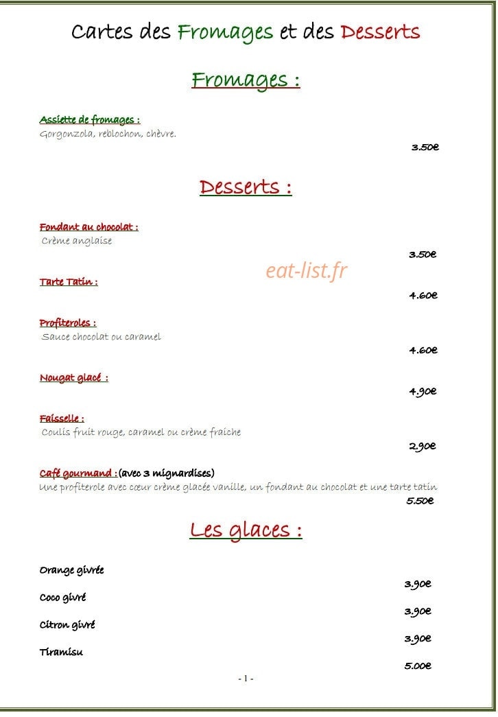 Pizza Xhaflaire — carte page 8