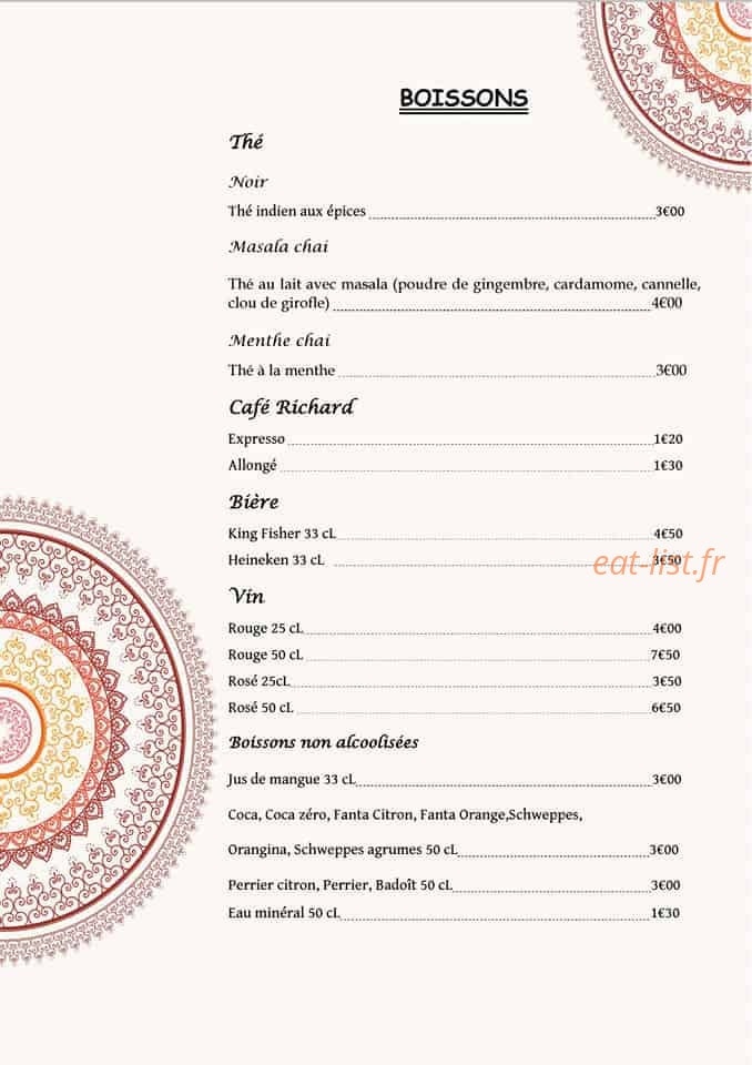 Bollywood tadka — carte page 6