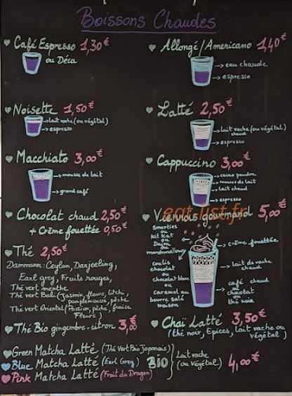 Chez Marcel & Cie — carte page 1