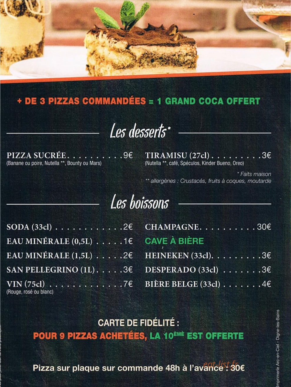 Chez Nono — carte page 4