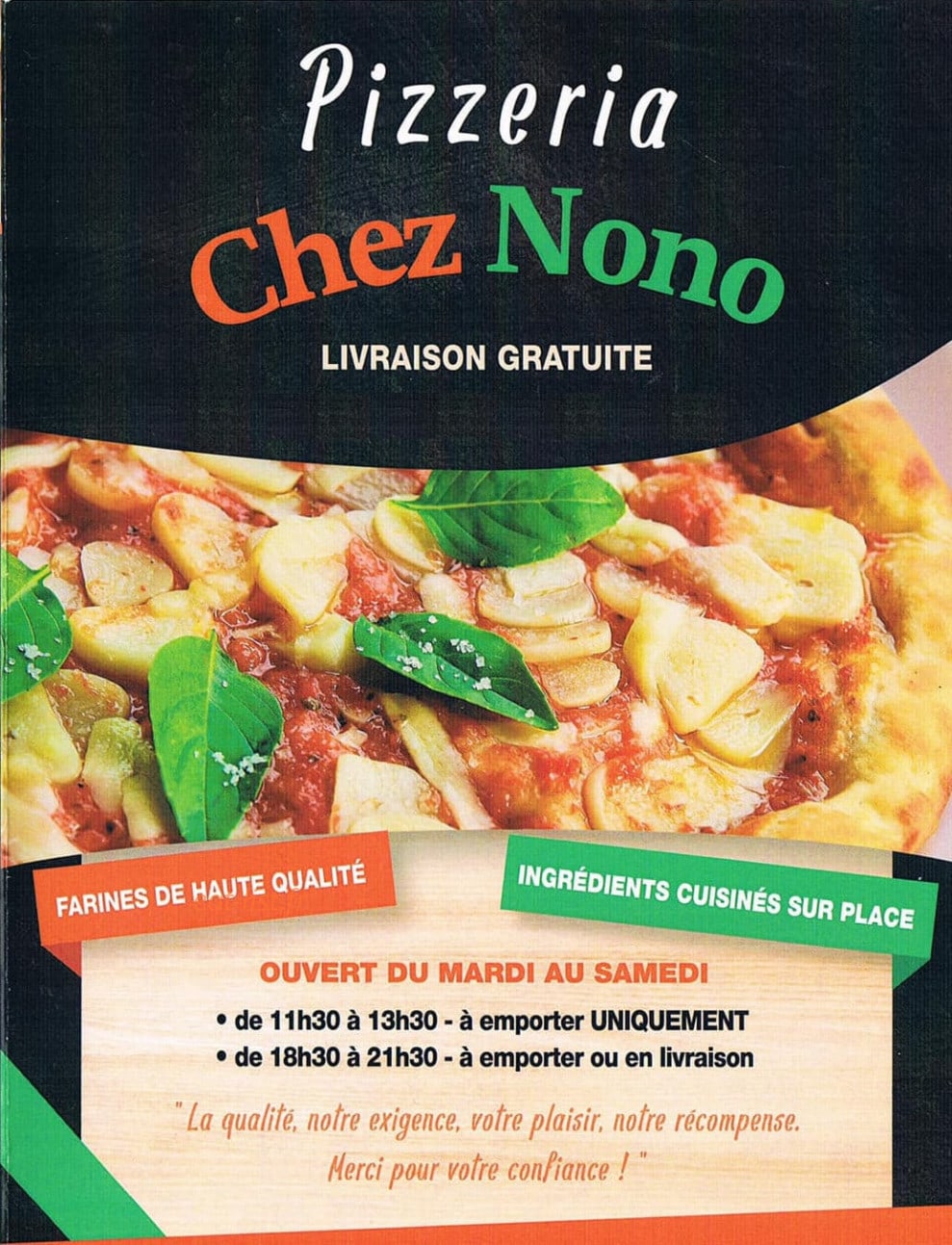 Chez Nono — carte page 1