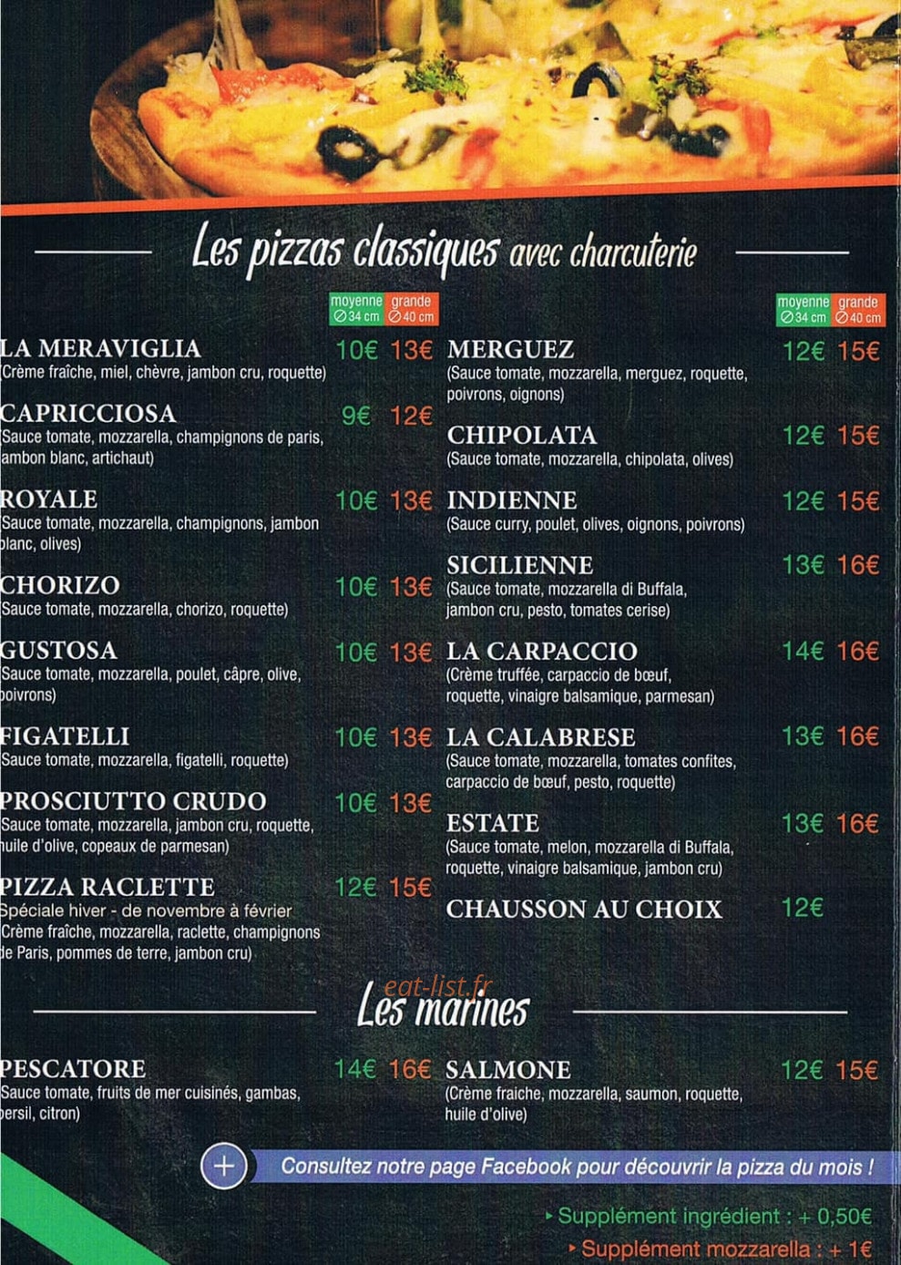 Chez Nono — carte page 2