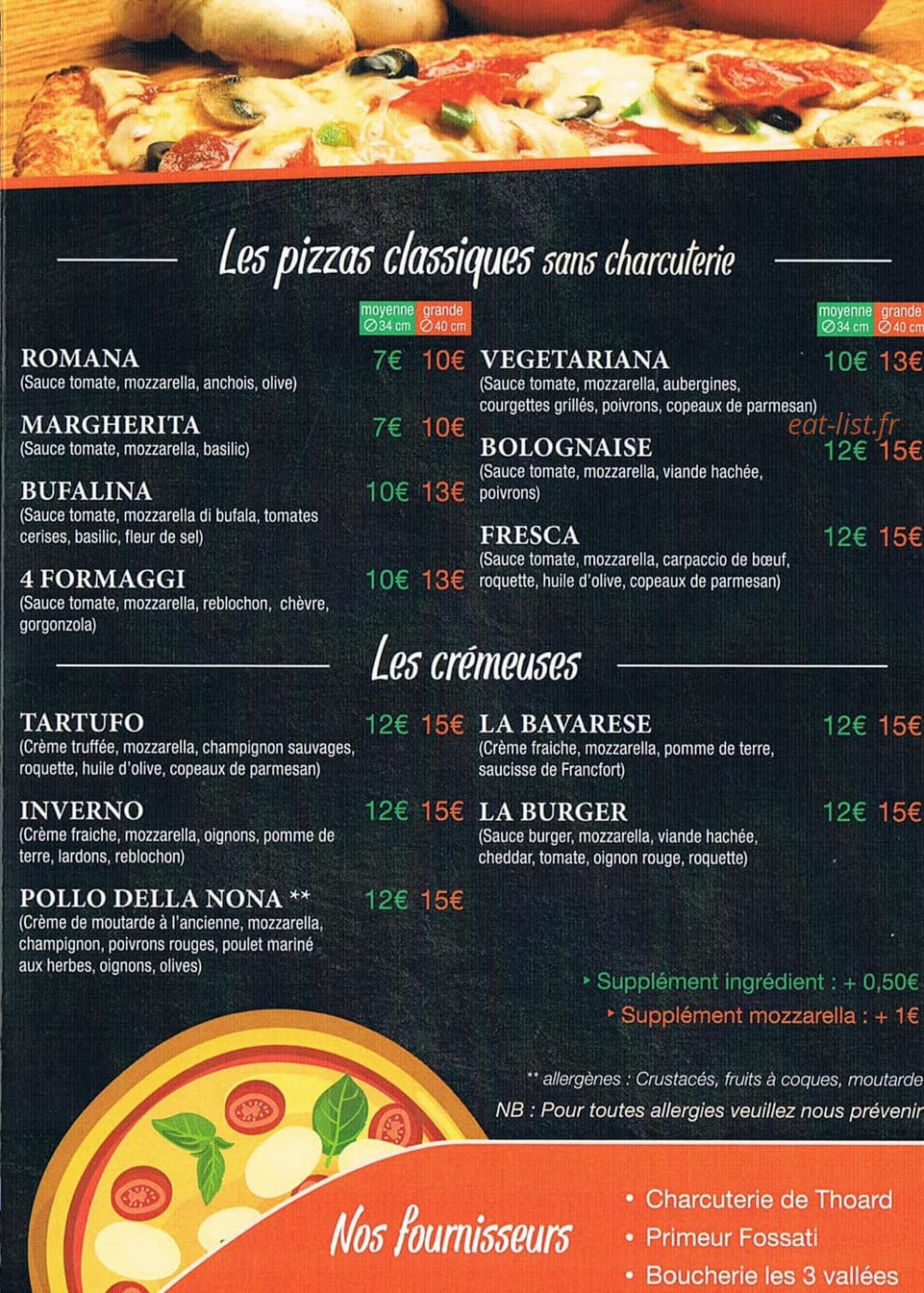 Chez Nono — carte page 3
