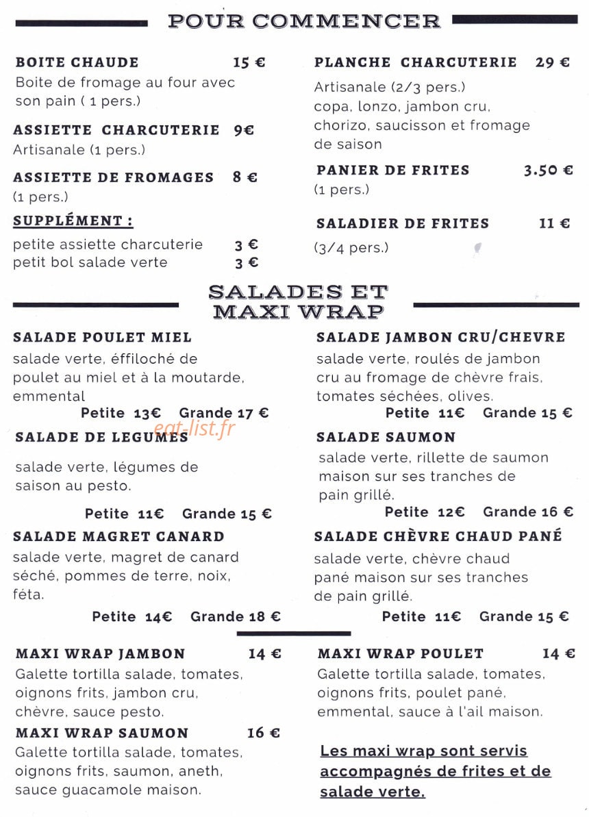 Kris — carte page 1