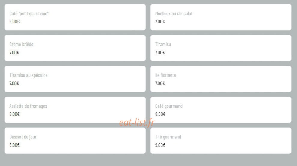 L'Étoile Pub — carte page 5