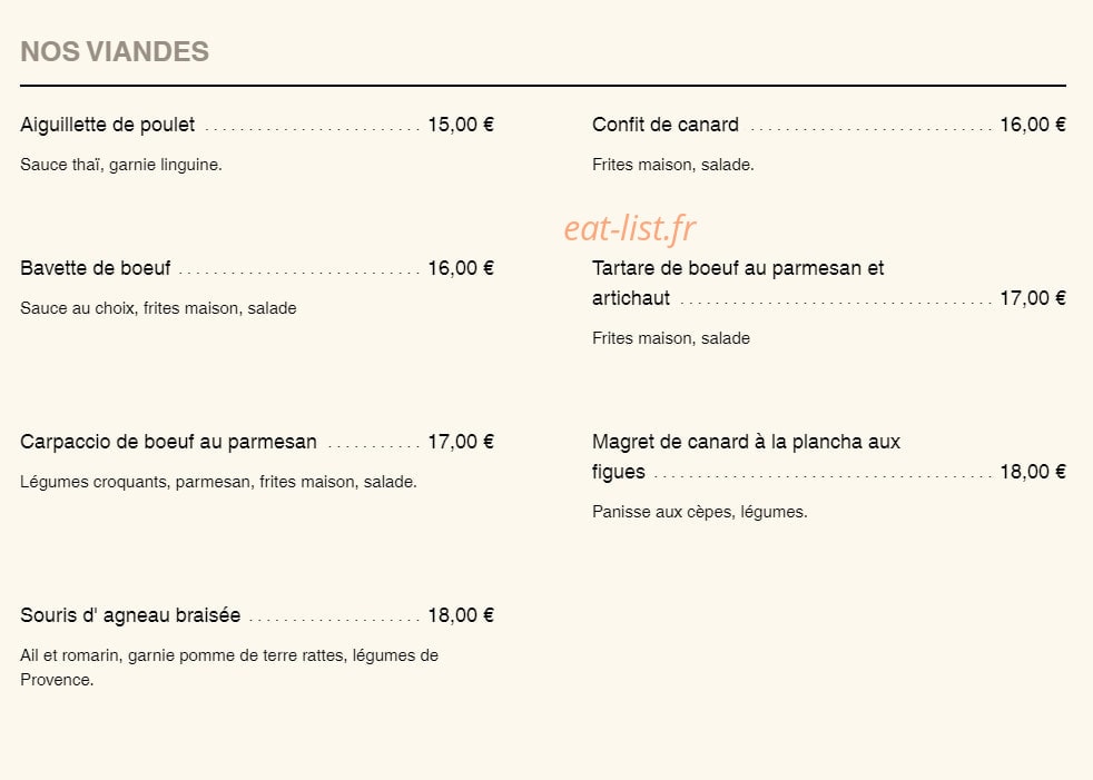 Le Victor Hugo — carte page 3