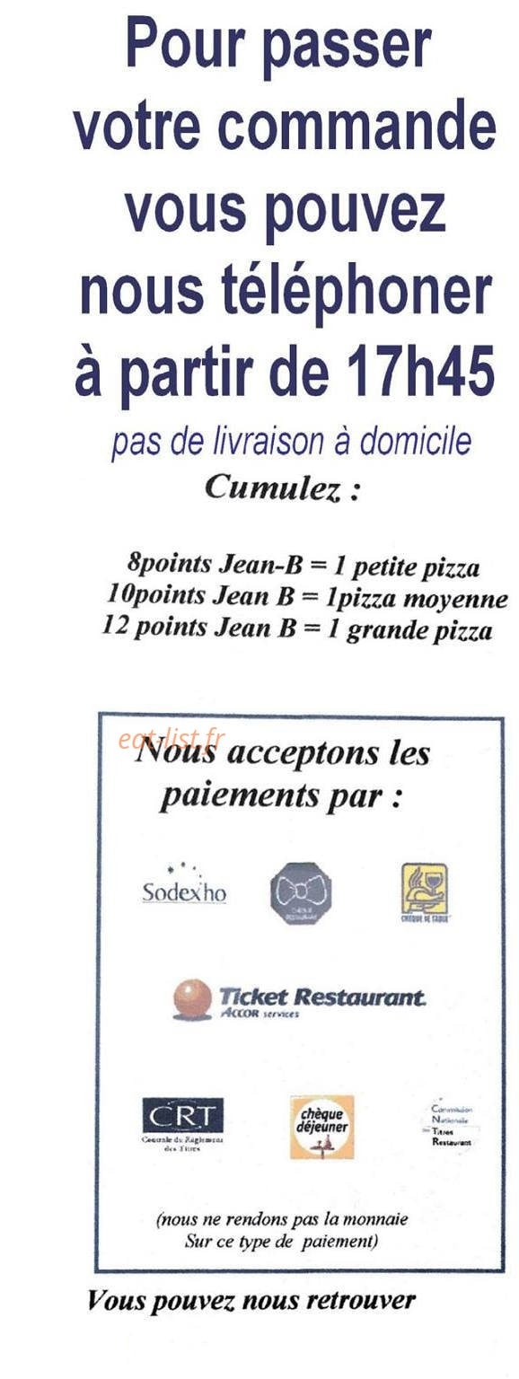 Pizza Jean — carte page 3