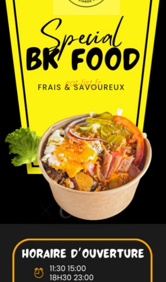 BK Food — carte page 1