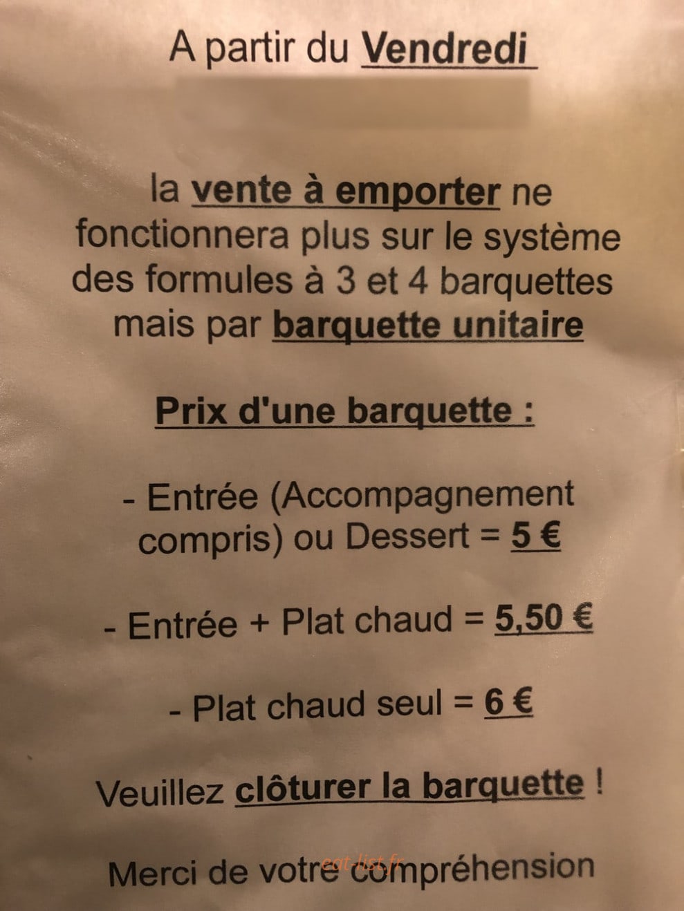 Chez Le — carte page 1
