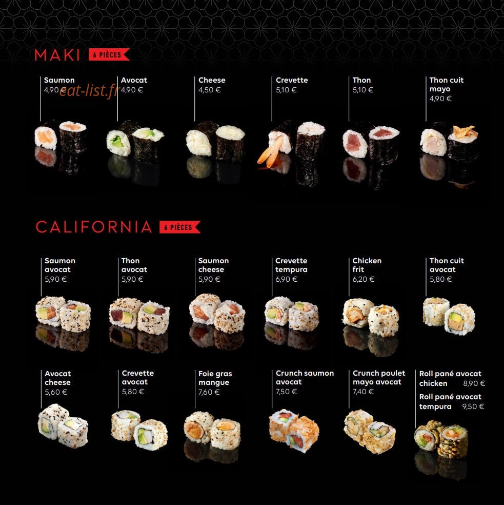 Delice d'Asie — carte page 7
