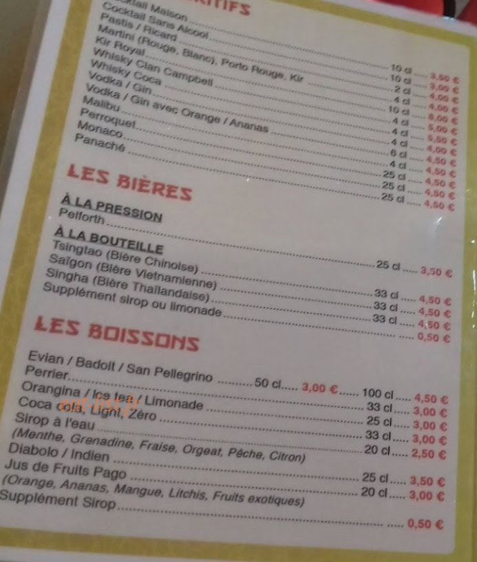 Dragon Wok — carte page 4