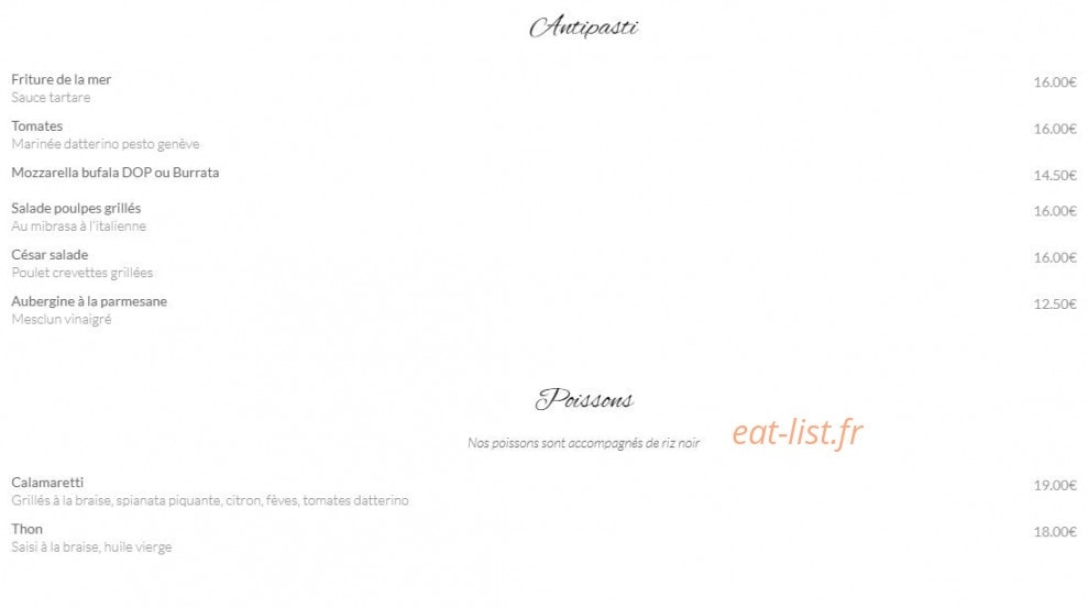 Il Gusto — carte page 2